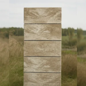 забор из блоков цвета мрамор